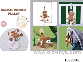 pull toys with BB whistle paper/vibration function