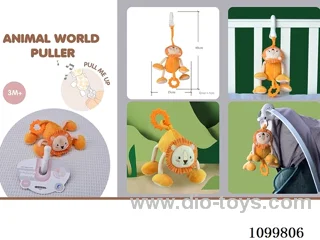 pull toys with BB whistle paper/vibration function