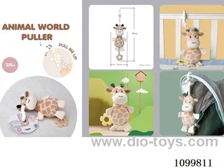 pull toys with BB whistle paper/pull for music