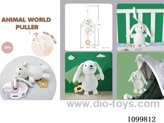 pull toys with BB whistle paper/pull for music