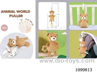 pull toys with BB whistle paper/pull for music