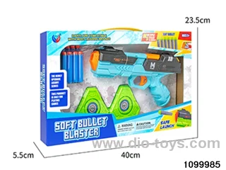 Softball gun + target in display box