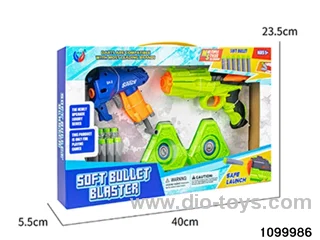 Softball gun + target in display box