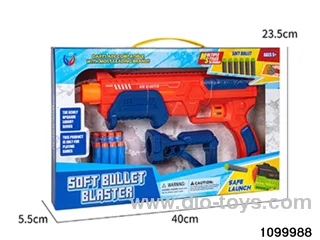 softball gun in display box