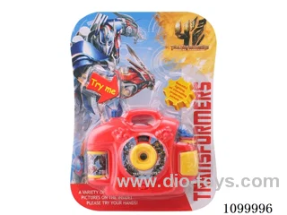 Projection camera with light
