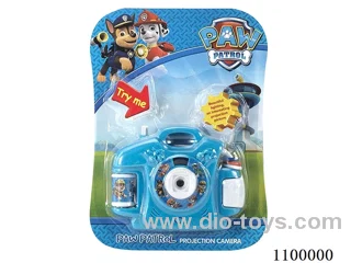 Projection camera with light
