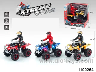 inertial motorbike With light and sound in display box