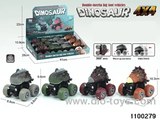 inertial dinosaurs in display box