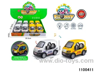 Alloy Pull Back Car in display box 8PCS W L/M included battery