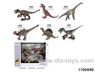 6pcs Animal Set in window box
