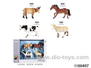 4pcs Animal Set in window box