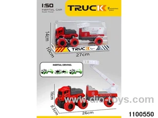 inertial tractor-trailer in PVC cover