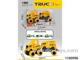 inertial tractor-trailer in PVC cover