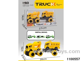 inertial tractor-trailer in PVC cover