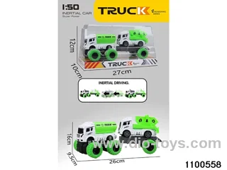 inertial tractor-trailer in PVC cover