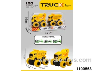 inertial tractor-trailer in PVC cover