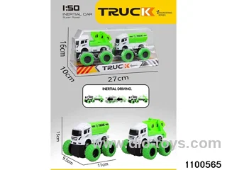 inertial tractor-trailer in PVC cover