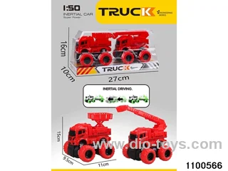 inertial tractor-trailer in PVC cover
