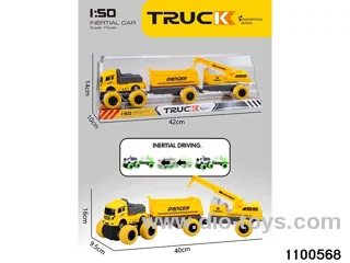 inertial tractor-trailer in PVC cover