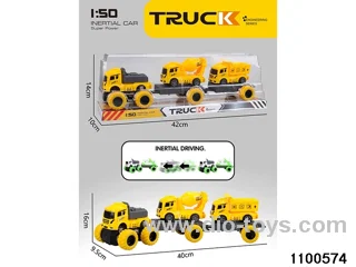 inertial tractor-trailer in PVC cover