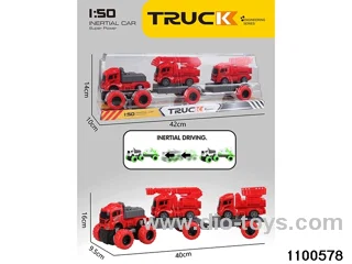inertial tractor-trailer in PVC cover