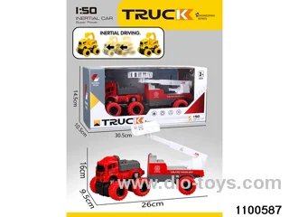 inertial tractor-trailer in window box