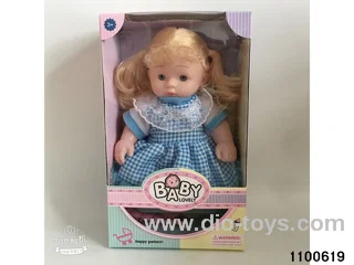 10 inch musical girl in window box