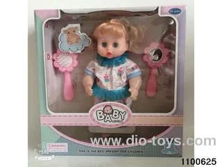 12 inch girl in window box