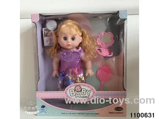 16 inch musical girl in window box