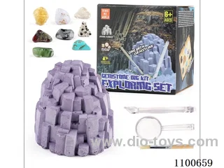 Archaeological gem toy