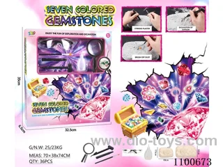 Archaeological gem toy