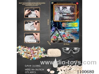 Archaeological gem toy