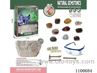 Archaeological gem toy