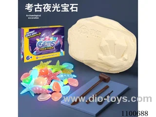 Archaeological gem toy