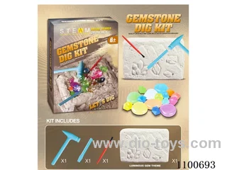 Archaeological gem toy