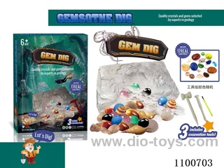 Archaeological gem toy