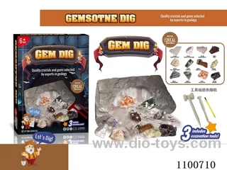 Archaeological gem toy