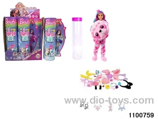 11.5 inch 12 jointed doll set in display box
