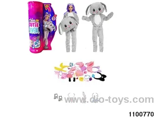 11.5 inch 12 jointed doll set in box
