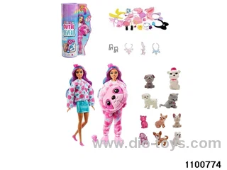11.5 inch 12 jointed doll set in box