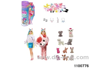 11.5 inch 12 jointed doll set in box