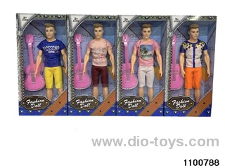 11 inch doll set in window box