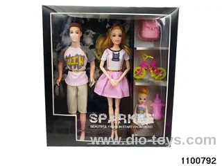 11.5 inch doll set in window box