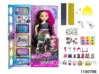 10 inch 12 jointed doll set in window box