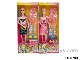 11.5 inch 9 jointed doll set in window box