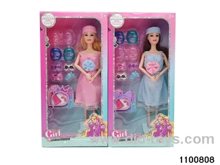 11.5 inch 9 jointed doll set in window box