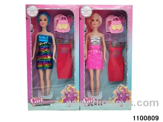 11.5 inch doll set in window box