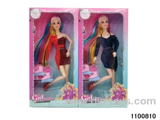 11.5 inch 11 jointed doll set in window box