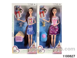 11.5 inch 9 jointed doll set in window box