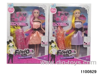 11.5 inch 9 jointed doll set in window box